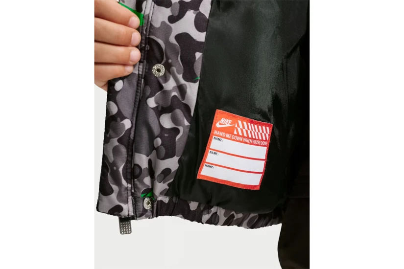 Nike Jacquard Logo Mixed Media Μπουφάν Puffer (86N976 K0P)