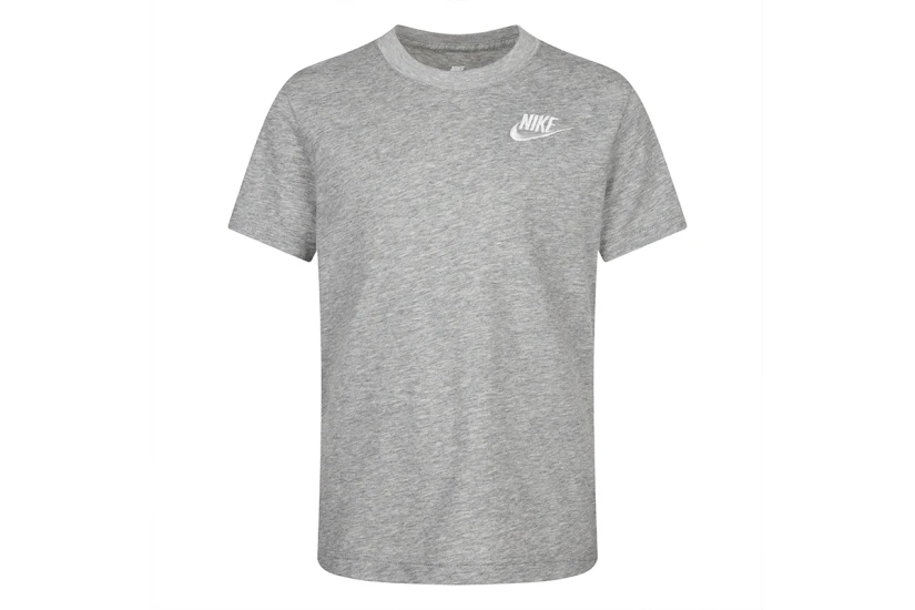 Nike Iconic Swoosh Παιδική Κοντομάνικη Μπλούζα Γκρι