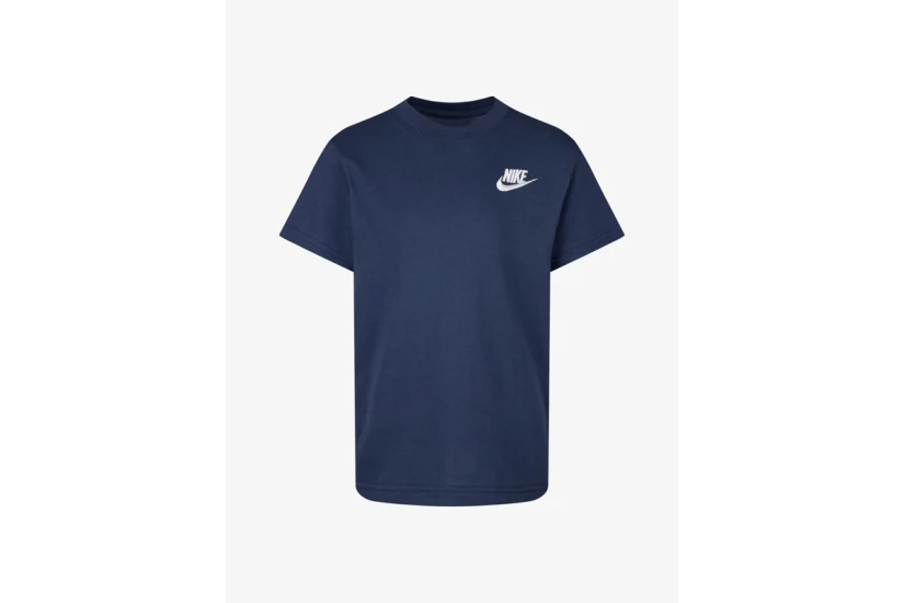 Nike Iconic Swoosh Παιδική Κοντομάνικη Μπλούζα Μπλε Σκούρο