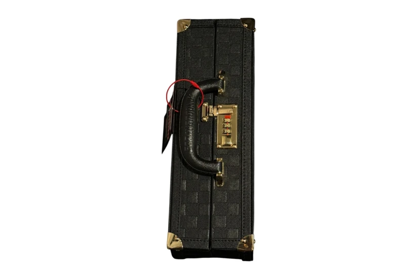 Sprayground Raised Check Τσάντα Χειρός Μαύρη, Χρυσή
