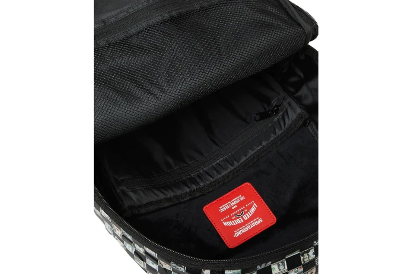 Sprayground Checks Cashed DLX Backpack