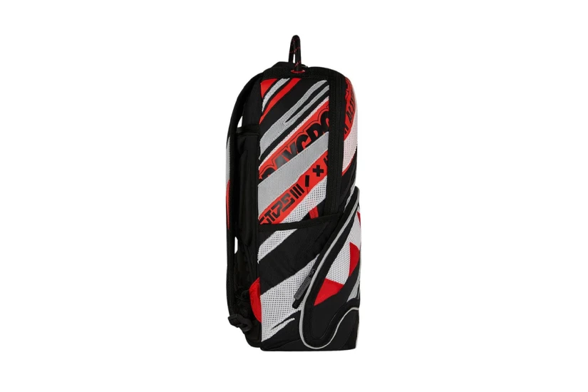 Sprayground Shredded Arctic Dlxsr Backpack Μαύρο, Κόκκινο, Γκρι