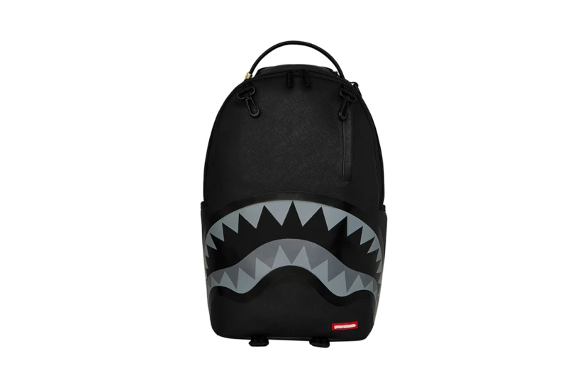 Sprayground Piggyback Bag Dlxsv Unisex Backpack Μαύρη, Λευκή, Γκρι