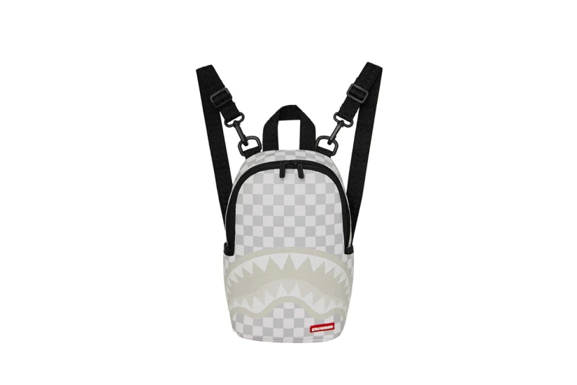 Sprayground Piggyback Bag Dlxsv Unisex Backpack Μαύρη, Λευκή, Γκρι
