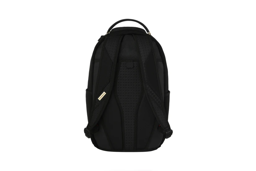 Sprayground Shark Central Knit Dlx Backpack Μαύρο, Λευκό, Κόκκινο