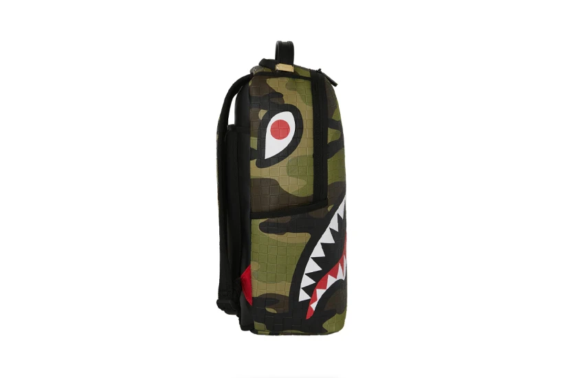 Sprayground Woodland Camo Check Dlxsv Backpack
