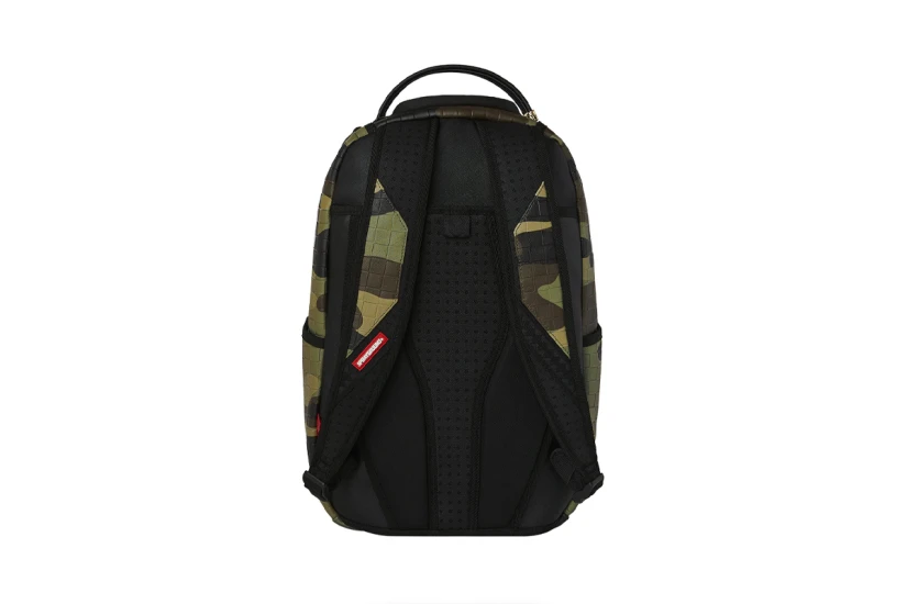 Sprayground Woodland Camo Check Dlxsv Backpack