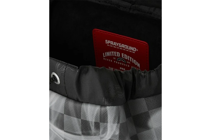 Sprayground Sip N Smoke Hills Backpack Μαύρο, Γκρι Ανοιχτό