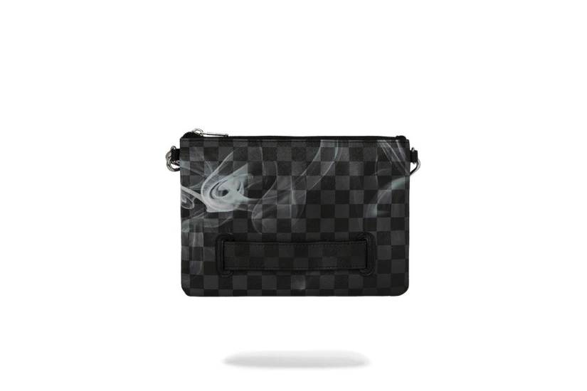 Sprayground Sip N Smoke Τσαντάκι Χιαστί - Ώμου Ανθρακί, Γκρι, Μαύρο