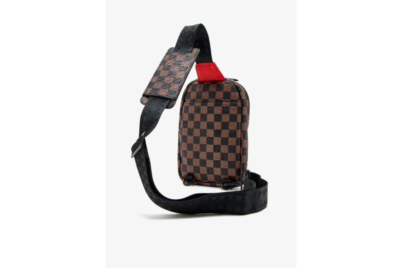Sprayground Big City Emboss One-Strap Τσαντάκι Χιαστί - Ώμου