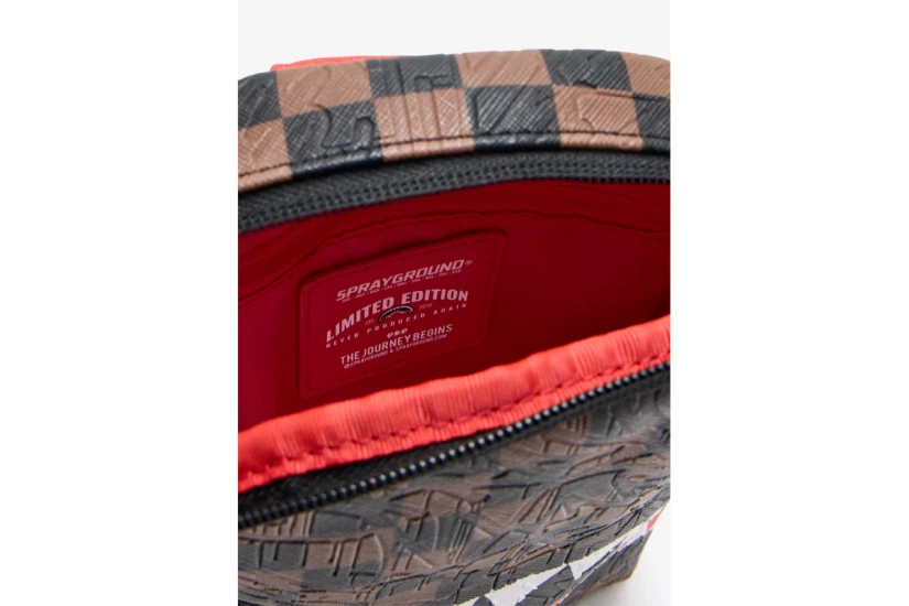 Sprayground Big City Emboss One-Strap Τσαντάκι Χιαστί - Ώμου