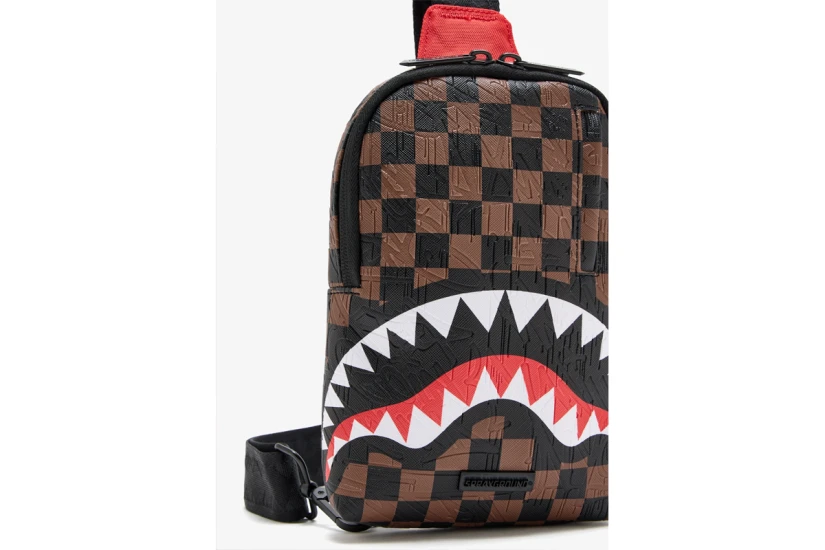Sprayground Big City Emboss One-Strap Τσαντάκι Χιαστί - Ώμου