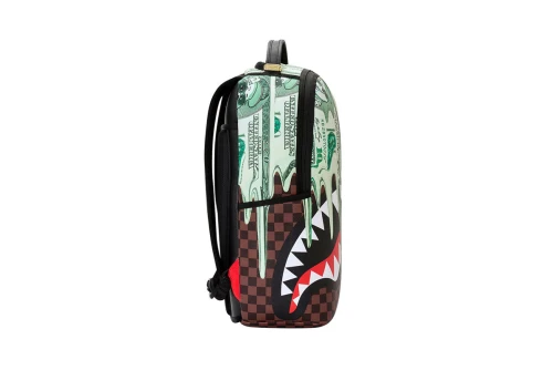 Sprayground Money Dripping Dollars Dlxsv Backpack (910B8367NSZ)