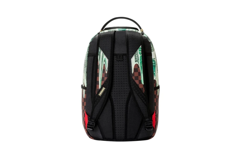 Sprayground Money Dripping Dollars Dlxsv Backpack Πράσινο, Καφέ, Διάφορα Xρώματα