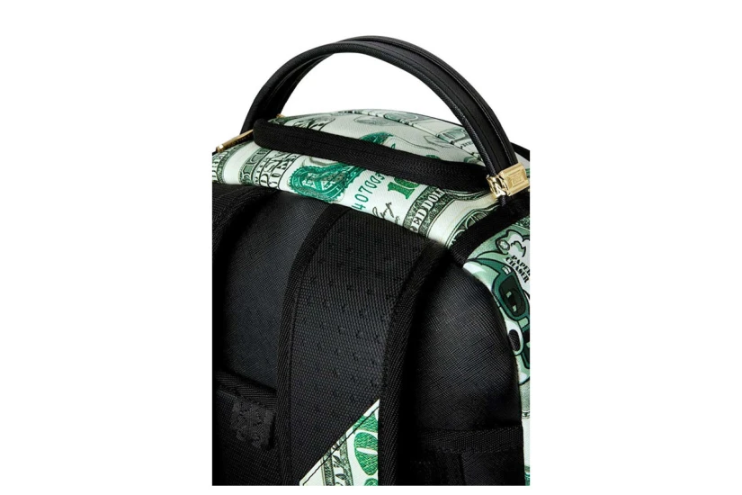 Sprayground Money Dripping Dollars Dlxsv Backpack Πράσινο, Καφέ, Διάφορα Xρώματα