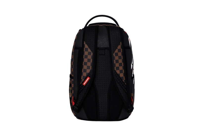 Sprayground 404 Shark Not Found Backpack Μαύρο, Καφέ, Λευκό, Κόκκινο