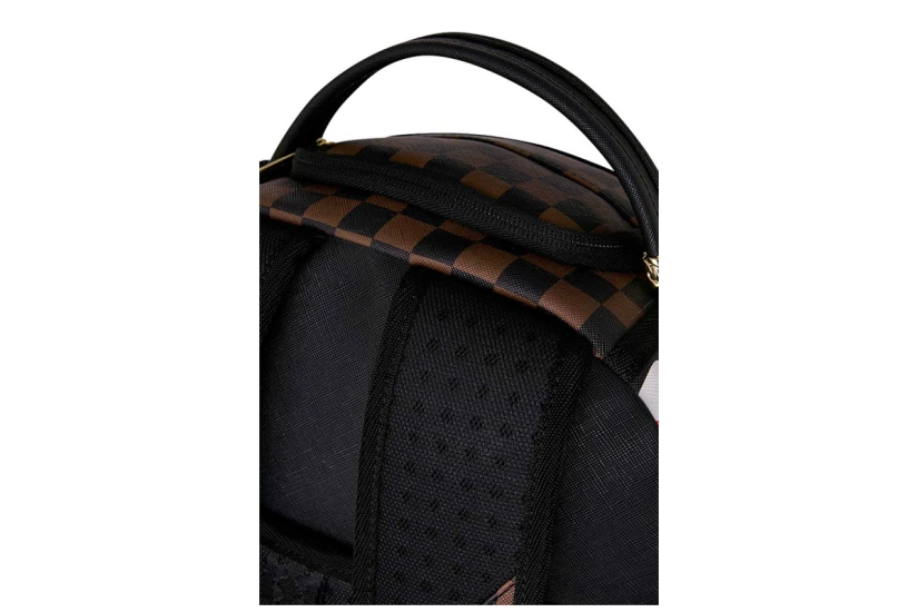 Sprayground 404 Shark Not Found Backpack Μαύρο, Καφέ, Λευκό, Κόκκινο