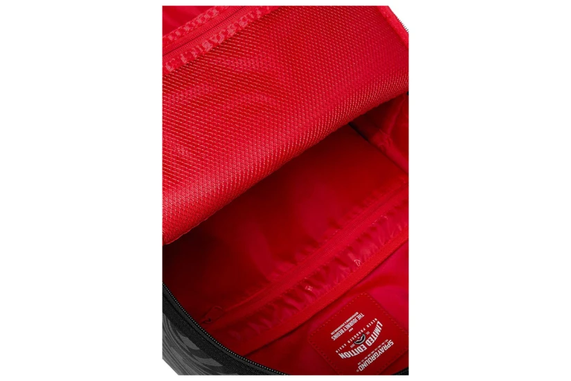 Sprayground Checker Shark Trail DLXSV Backpack Μαύρο, Γκρι Σκούρο