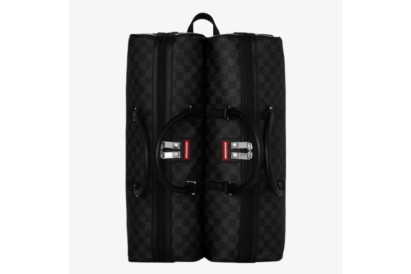 Sprayground Double Trouble - The 2 Duffle Backpack Μαύρο, Ανθρακί, Κόκκινο, Λευκό