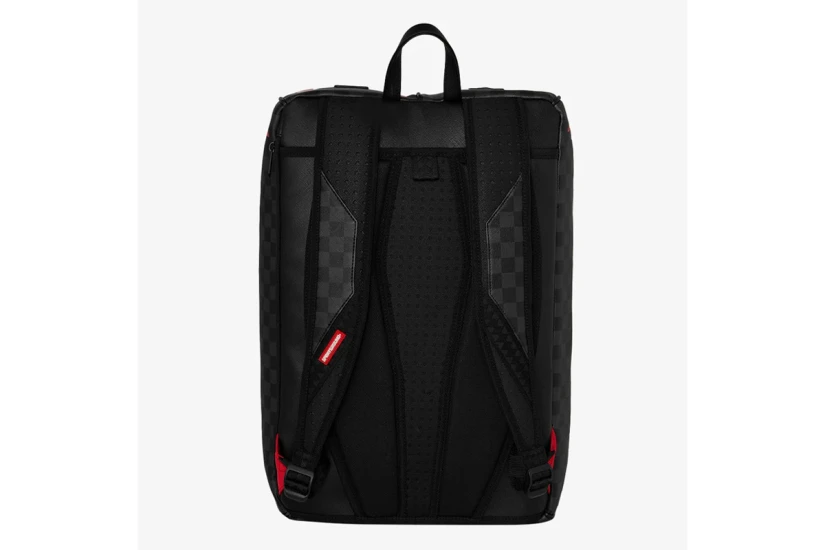 Sprayground Double Trouble - The 2 Duffle Backpack Μαύρο, Ανθρακί, Κόκκινο, Λευκό