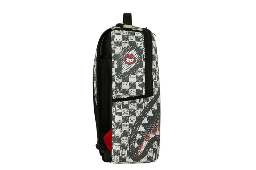Sprayground Sharks In Paris Outlaws Dlxsv Backpack Χακί, Κόκκινο, Λευκό