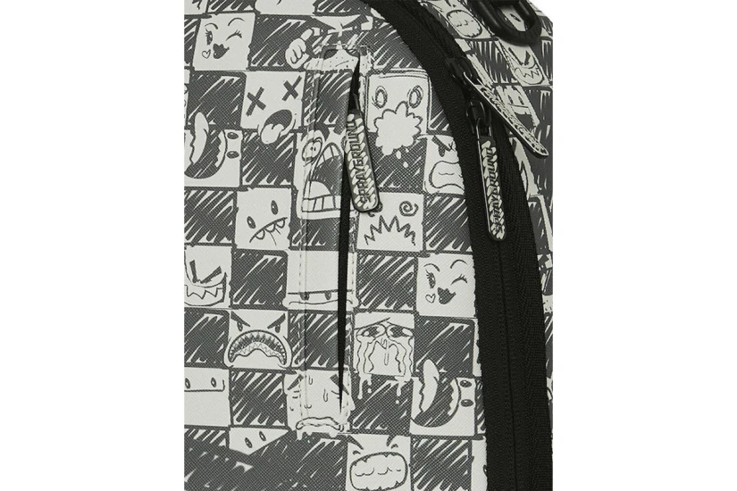 Sprayground Sharks In Paris Outlaws Dlxsv Backpack Χακί, Κόκκινο, Λευκό