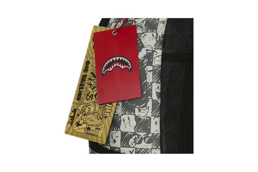 Sprayground Sharks In Paris Outlaws Dlxsv Backpack Χακί, Κόκκινο, Λευκό