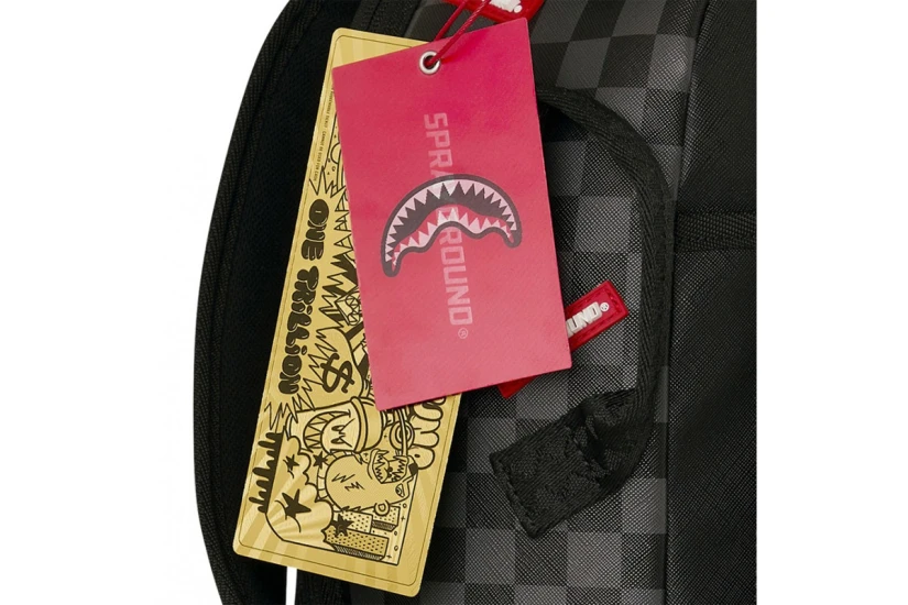 Sprayground Bag Done Wrong Dlxsv Backpack Μαύρο, Γκρι Σκούρο, Λευκό, Κόκκινο