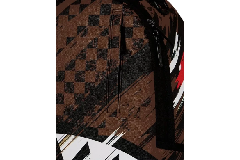 Sprayground Smeared Grunge Dlxsv Backpack Καφέ, Κόκκινο, Λευκό, Μαύρο