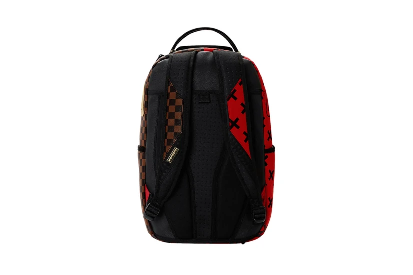 Sprayground Divide And Conquer Dlxsv Backpack Κόκκινο, Καφέ, Κάμελ, Μαύρο
