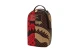 Sprayground Divide And Conquer Dlxsv Backpack Κόκκινο, Καφέ, Κάμελ, Μαύρο