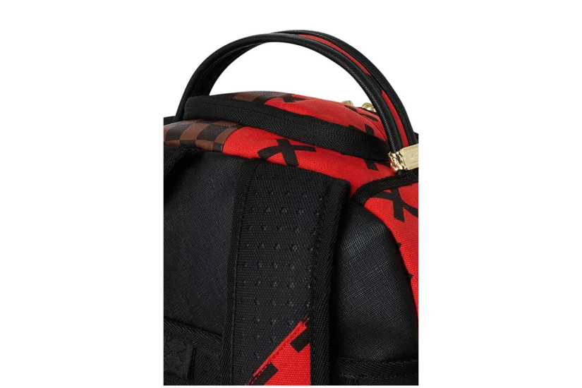Sprayground Divide And Conquer Dlxsv Backpack Κόκκινο, Καφέ, Κάμελ, Μαύρο