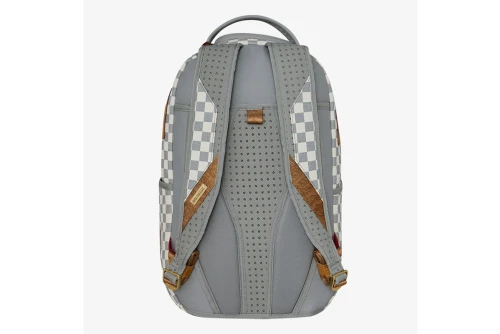 Sprayground Embossed Check Cream Dlxsv Backpack (910B8593NSZ)