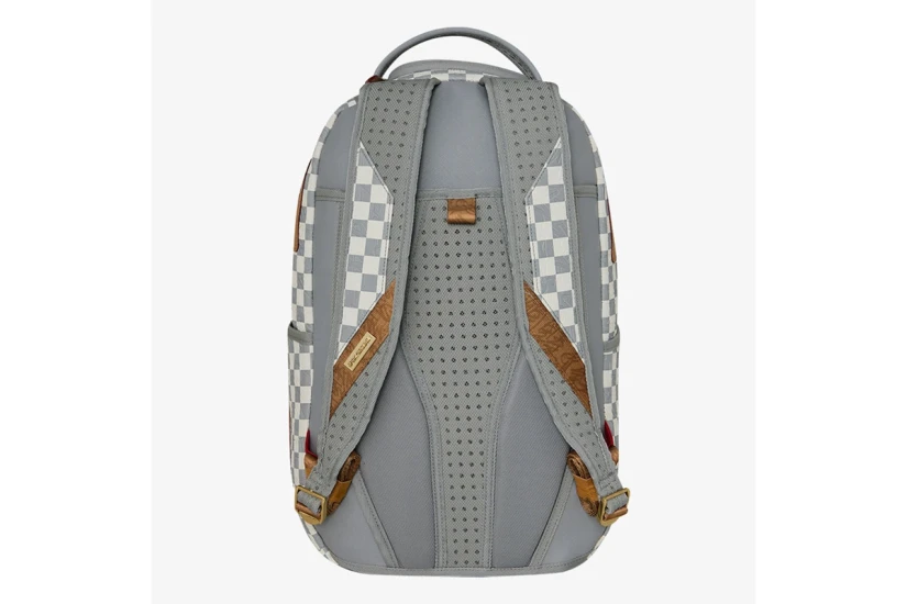 Sprayground Embossed Check Cream Dlxsv Backpack Γκρι, Λευκό, Μπεζ