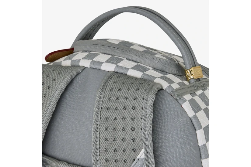 Sprayground Embossed Check Cream Dlxsv Backpack Γκρι, Λευκό, Μπεζ
