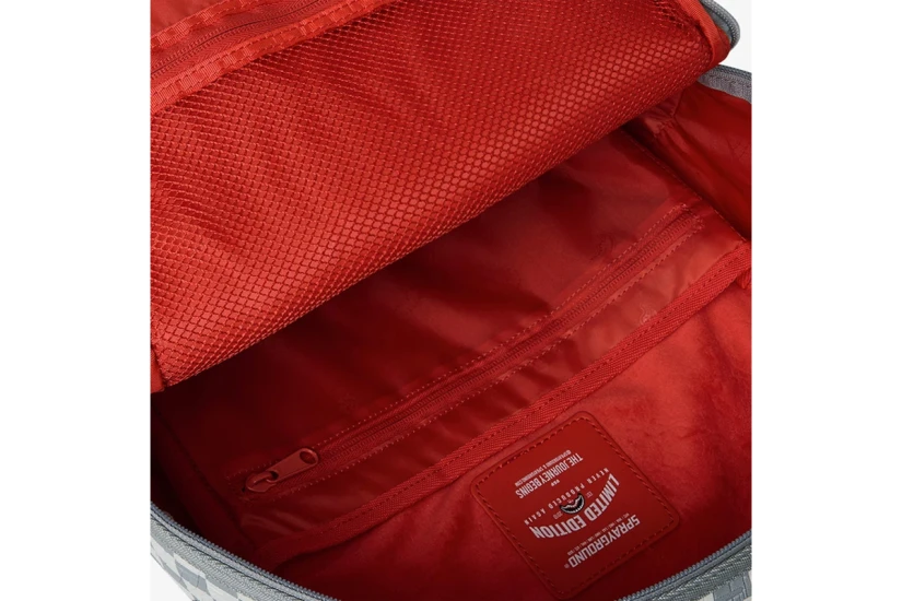 Sprayground Embossed Check Cream Dlxsv Backpack Γκρι, Λευκό, Μπεζ