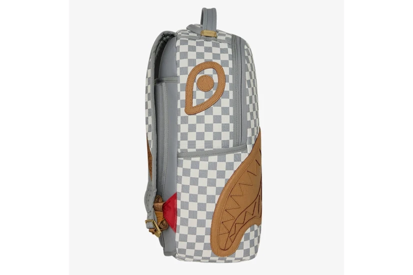 Sprayground Embossed Check Cream Dlxsv Backpack Γκρι, Λευκό, Μπεζ