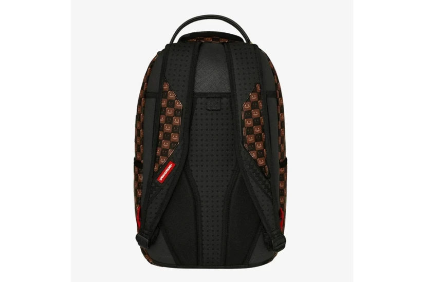 Sprayground Sharks In Paris Wtf Bubble Brown Check Dlxsv Backpack Καφέ, Κόκκινο, Λευκό, Μαύρο