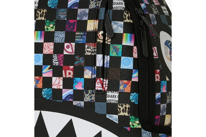 Sprayground Crazy Check Dlxsv Backpack (910B8671NSZ)