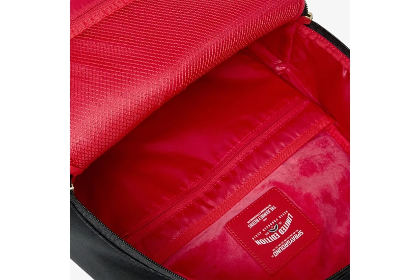 Sprayground Shark Central Gold Lettering Backpack Μαύρο