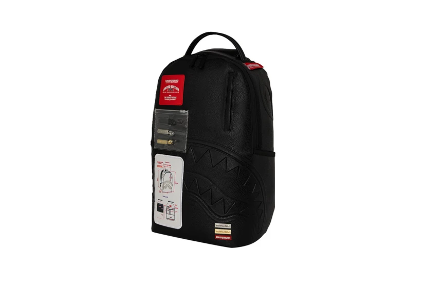 Sprayground Techpack Stack Dlxsv Limited Edition Backpack Μαύρο, Κόκκινο, Λευκό 20L