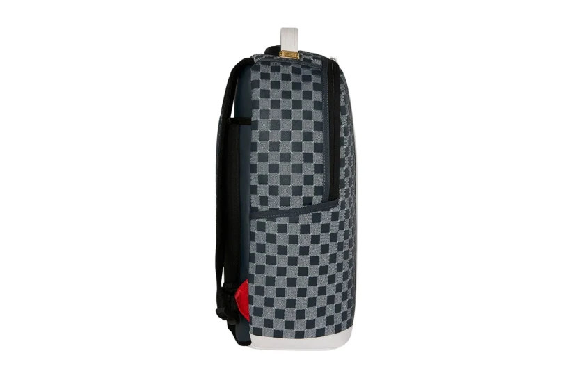 Sprayground Upscale Check Dlxsv Backpack Γκρι Σκούρο, Λευκό