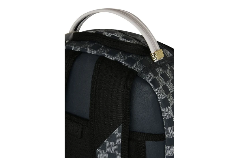 Sprayground Upscale Check Dlxsv Backpack Γκρι Σκούρο, Λευκό