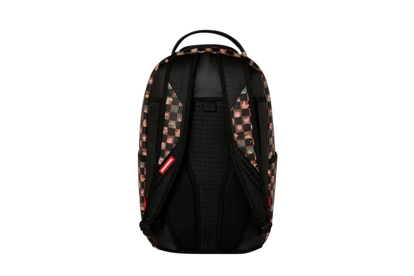 Sprayground Peeking Characters Remix Dlxsv Backpack Μαύρο, Καφέ, Διάφορα Χρώματα