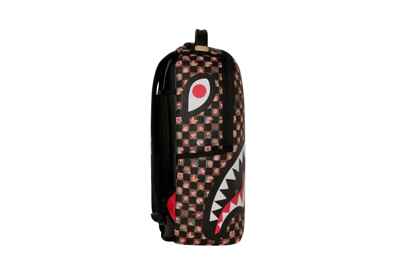Sprayground Peeking Characters Remix Dlxsv Backpack Μαύρο, Καφέ, Διάφορα Χρώματα