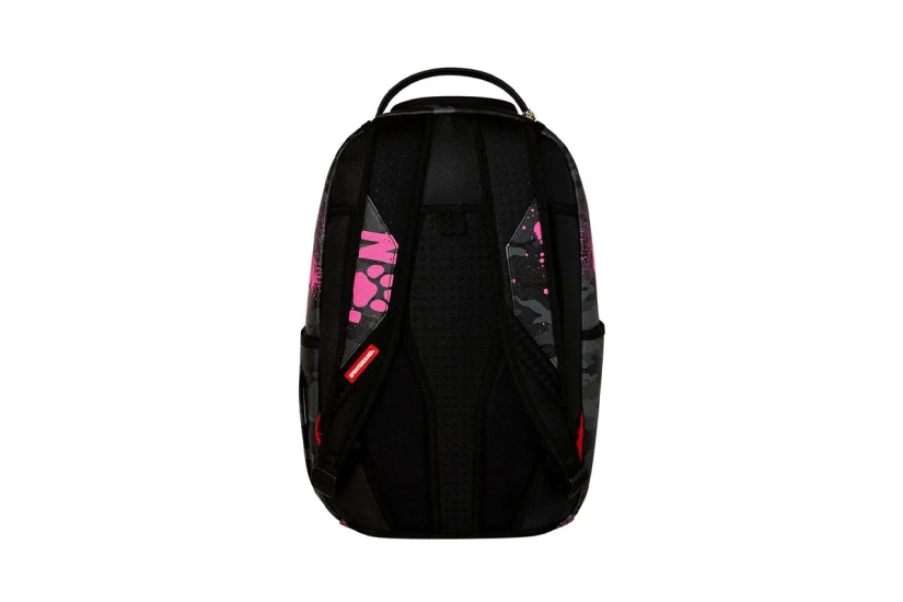 Sprayground Peanuts Snoopy Pink Stencil Dlxsv Backpack Μαύρο, Γκρι, Λευκό, Ρόζ Φλουο