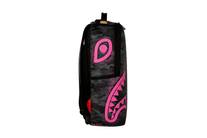 Sprayground Peanuts Snoopy Pink Stencil Dlxsv Backpack Μαύρο, Γκρι, Λευκό, Ρόζ Φλουο