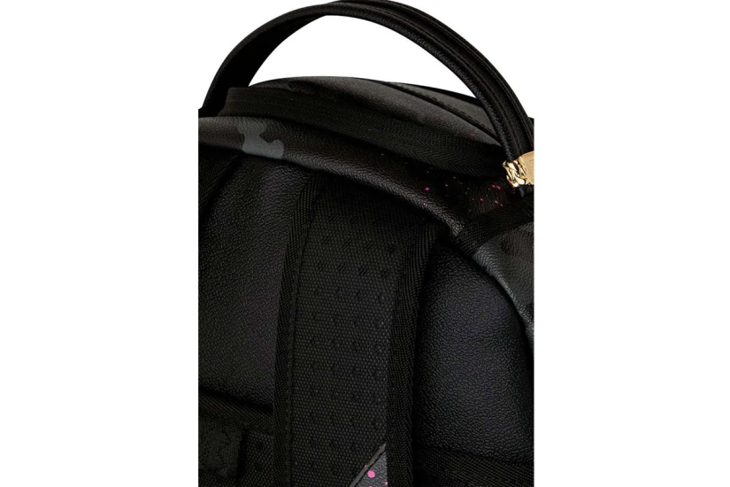 Sprayground Peanuts Snoopy Pink Stencil Dlxsv Backpack Μαύρο, Γκρι, Λευκό, Ρόζ Φλουο