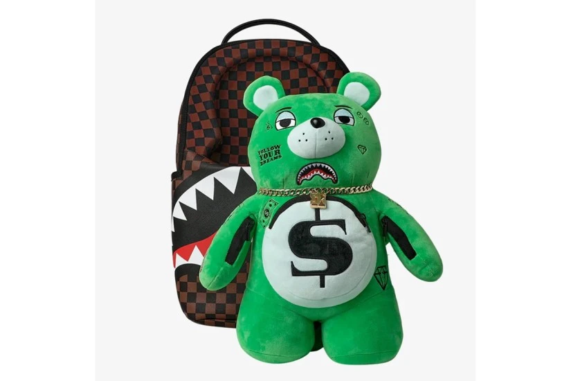 Sprayground Bear Pouch 2N1 Dlxsv Backpack (910B8856NSZ)