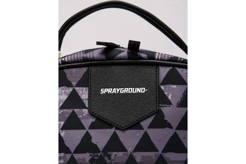 Sprayground Kahuku Niho Mano Dlxsr Backpack Μαύρο, Γκρι, Λευκό, Κόκκινο